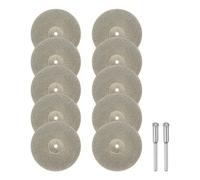 10 DISCHI DA TAGLIO DIAMANTATI DIAMETRO Ø 20 mm PER MINI SMERIGLIATRICE DREMEL O PROXXON