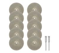 10 DISCHI DA TAGLIO DIAMANTATI DIAMETRO 35 mm PER DREMEL E MINI SMERIGLIATRICI