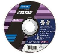 10 DISCHI DISCO ABRASIVO TAGLIO SBAVO NORTON GEMINI FERRO METAL INOX.