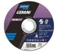 10 DISCHI DISCO ABRASIVO TAGLIO SBAVO NORTON GEMINI FERRO METAL INOX.