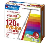 10 dischi DVD-RW DVD Verbatim Japan vuoti 120 min 4,7 GB white label VHW12NP10V1