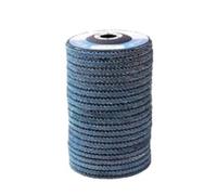 10 dischi lamellari professionali da 115 mm (4,5 pollici), dischi abrasivi con grana 40/60/80/120, lame for smerigliatrice angolare(10pcs 80Grit)
