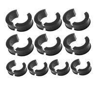10 distanziali per cuffia in carbonio per bici, da 22, 2/25, 4 mm a 31, 8 mm, prolunga per manubrio per bici, supporto per manubrio in gomma leggera, distanziatore per bicicletta, spessori di conversi
