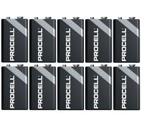 10 DURACELL PROCELL 9V 6LR61 ALCALINA INDUSTRAL PROFESSIONAL