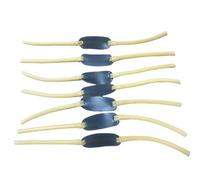 10 elastici in gomma di ricambio ad alte prestazioni per lancia e centrifuga, nastro in lattice extra forte per sport e attività all'aperto, alta elasticità e precisione, accessori per catapulta