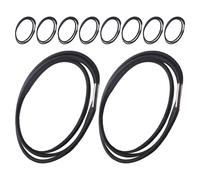 10 elastici per bidoni della spazzatura: elastico per il supporto del sacchetto