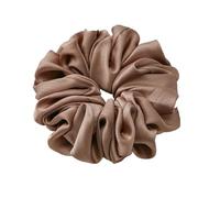 10 elastici per capelli, grandi, spessi, in seta satinata, per donne e ragazze, in tinta unita, accessori per capelli (04)