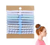 10 elastici per capelli originali, per ragazze, morbidi e resistenti agli strappi, possono essere utilizzati come braccialetto, desiderabili per trecce, coda di cavallo, sport e tutti i giorni