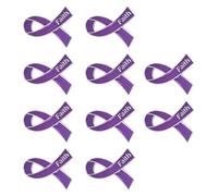 10 eleganti spille con ciondolo a forma di lettera di fede con nastro per accessori alla moda, spilla dal design sicuro, Misura unica, come descritto