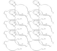 10 Elementi di Fissaggio in Metallo, Fibbia di Chiusura, per barattoli di, Fibbia di Sicurezza, Accessori per contenitori di