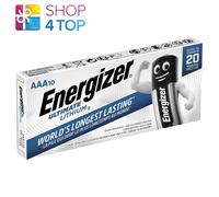 10 ENERGIZER AAA ULTIMATE LITHIUM L92 BATTERIES 1.5V MICRO MINI STILO NUOVO