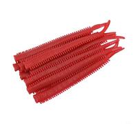 10 esche a forma di bachi da seta in gomma termoplastica, che consentono un collasso naturale e un recupero durante i recuperi lenti (n. 2 rosso vino)