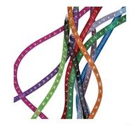 10 esche a rete in Mylar per esche a forma di pesciolino e corpo E Z, materiale EVA, elastico, resistente, con glitter, colori misti, per esche artigianali e pesca (4 mm)