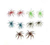 10 esche da pesca a tentacolo, esca per dadi, in plastica morbida, realistica esca per ricci di mare, adatta per drop shot, strano rig, trota spigola, mandarino, pesce gatto, lento affondamento, esca