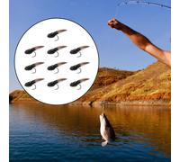 10 esche da pesca morbide a forma di girino, facili da catturare per la