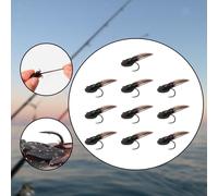 10 esche da pesca morbide a forma di girino, swimbaits per pescatori di