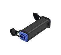 10 estensioni di accoppiamento per dispositivo CA a 3 pin, adattatore di corrente LED CA, connettore per luce da palco, 90 mm, custodia in alluminio o + clip (da blu a blu-02)