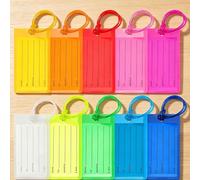 10 etichette colorate in silicone per valigie, etichette per la privacy, identificatore da viaggio, accessorio per adulti