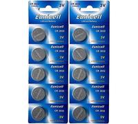 10 Eunicell CR2032 DL2032 5004LC CR 2032 Batterie Cellule 3V