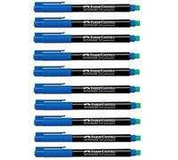 10 Faber-Castell MULTIMARK/Blu/0,6 mm