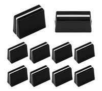 10 Fader Caps, Tappi Fader Mixer Slider Fader Manopole per Pioneer DJM350, 400, 500, 700, 750, 800, 850, 900NEXUS, 900SRT, 900NXS2, 2000, 2000nexus Facile da Installare (Nero)