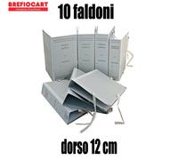 10 Faldoni cartella archivio raccoglitori con lacci legacci per ufficio dorso 12