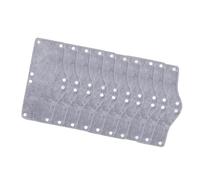 10 fasce di ricambio per elmetto rigido, a scatto, assorbenti, comode, riutilizzabili, colore: grigio