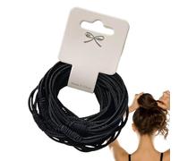 10 fascette elastiche per capelli | Halter di PERFELA | Supporto per coda di cavallo elegante multipla per donne adulte accessori per capelli 10 colori