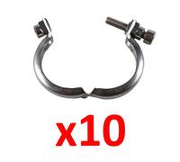 10 Fascette Riparazione Valvola EGR Scarico Pinze per Scudo SX4 16283J 1,6 HDI