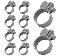 10 fascette stringitubo in plastica da 1 1/4" per fissare saldamente i collegamenti della piscina. Compatibili con Summer Escape, Intex e Coleman. Fascetta Filtro pompa tubo connettore pinze