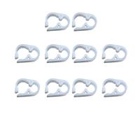 10 fascette stringitubo per controllo del flusso, clip per tubi in plastica da 6-12 mm morsetto regolabile per tubo, clip per tubo di controllo del flusso d'acqua