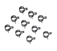 10 fascette stringitubo resistenti, clip a molla nere per connessioni sicure del tubo flessibile (14 mm)