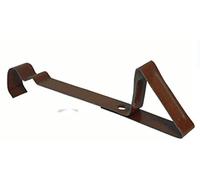 10 Ferma neve fermaneve per tegola Portoghese tegole gancio per tetto tetti H. 283 MM - COLORE MARRONE…