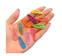 10 fermagli colorati che si illuminano al buio, a forma di stella, a forma di cuore, clip per capelli per ragazze, accessori per capelli per bambine (casuali 10 pezzi)