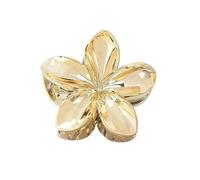 10 fermagli for capelli a forma di fiore, eleganti e chic, grandi dimensioni, con motivo floreale, accessorio versatile for acconciature semi-raccolte per Donne(Gold)