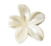 10 fermagli for capelli a forma di fiore, eleganti e chic, grandi dimensioni, con motivo floreale, accessorio versatile for acconciature semi-raccolte per Donne(WHITE)
