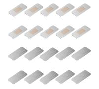 10 fermaporta in metallo con potente magnete, non sono necessari fori, perfetti per proteggere i mobili, per proteggere il foro di negazione dell'armadio e la porta