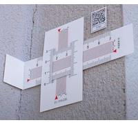10 Fessurimetro rettilineo/angolare, 2 direzioni e rotazione. Risoluzione 0,1 mm. Include QR, APP mobile per il controllo delle crepe. (10)