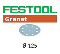 10 FESTOOL Dischi Abrasivi Granat STF Ø125Mm 8 Fori P40-P320 497145-497150