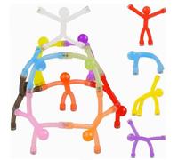 10 figure magnetiche a forma di persona, giocattolo magnetico per persone, giocattoli di collegamento magnetici, giocattoli da uomo, simpatici magneti da frigorifero per armadietti, giocattoli da