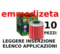 10 FILTRI Olio HIFLO HF207 - MEIWA K2015 Suzuki RMX450 RMX 450