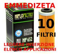 10 FILTRI OLIO HIFLOFILTRO HF652 KTM 530 EXC-R 450 SX-F