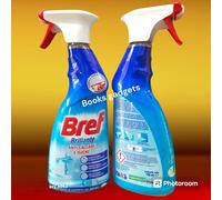10 Flaconi Bref Spray Brillante Anti-Calcare e Igiene per Superfici Bagno 750ml
