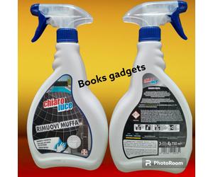 10 Flaconi Chiaro Luce Spray RIMUOVI MUFFA Sbianca e Igienizza 750ml