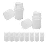 10 flaconi con pompa per lozione: barattoli di plastica ricaricabili da 50 ml -