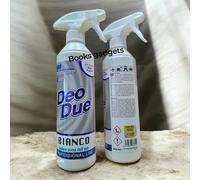 10 Flaconi Deo Due Spray Profumatore Bifase per Ambiente e Tessuti BIANCO 500ml