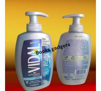 10 Flaconi Vidal Sensitive Sapone Liquido Idratante con Talco Liquido 300ml