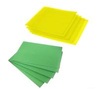 10 fodere per frigorifero per cassetti frutta e scomparti per verdure, per migliorare l'ambiente di conservazione attraverso la gestione dell'umidità e dell'aria (mix)