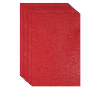 10 Fogli 2mm Carta EVA Glitter, 16" x 12" Rosso per Sparkle