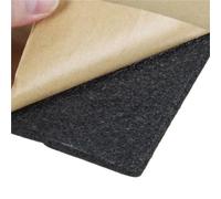 10 Fogli 5mm 25*18cm Schiuma Fonoassorbente Fonoassorbente Autoadesiva Isolamento Termico Interno Auto Tappetino Cotone Fonoassorbente Cuscinetto isolante termico
